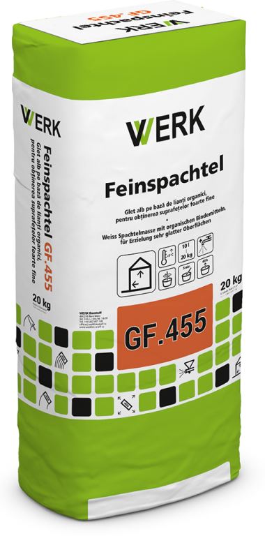 GF.455 Glet alb, sintetic, 20kg