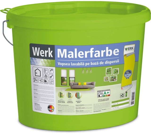 Malerfarbe Vopsea lavabilă pe bază de dispersii, interior