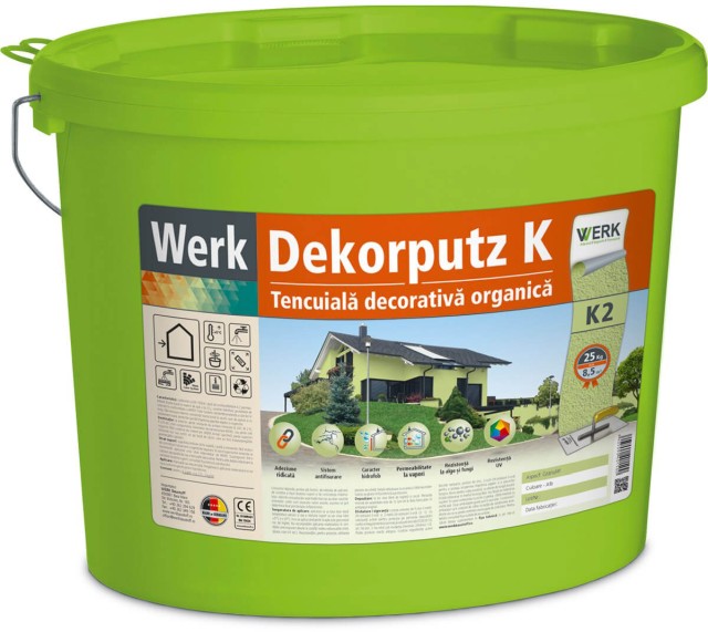 Dekorputz K2 Tencuială decorativă, aspect granulat, 2mm, 25kg