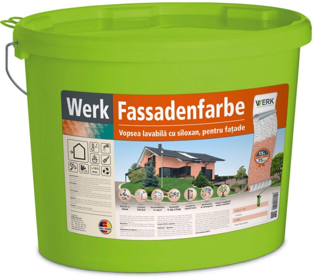 Fassadenfarbe Vopsea pentru fațadă pe bază de acril