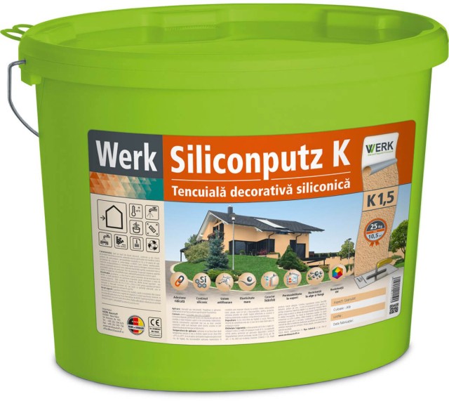 Siliconputz R3 Tencuială decorativă siliconică, 3mm, zgâriat, 25kg