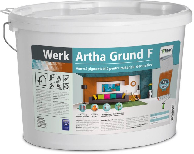 Artha Grund F Amorsă pigmentabilă pentru materiale decorative