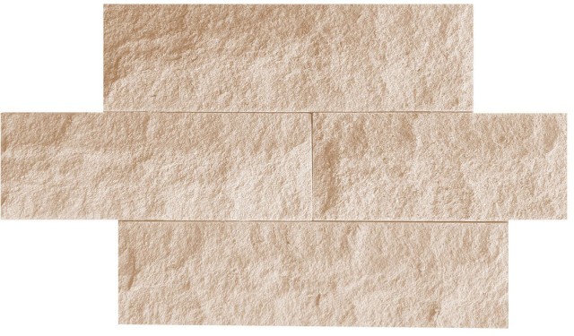  Piatră naturală sprenguită I, 7cm, crem